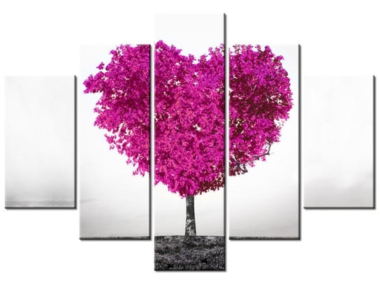Obraz Drzewo miłości, 5 elementów, 150x105 cm Oobrazy