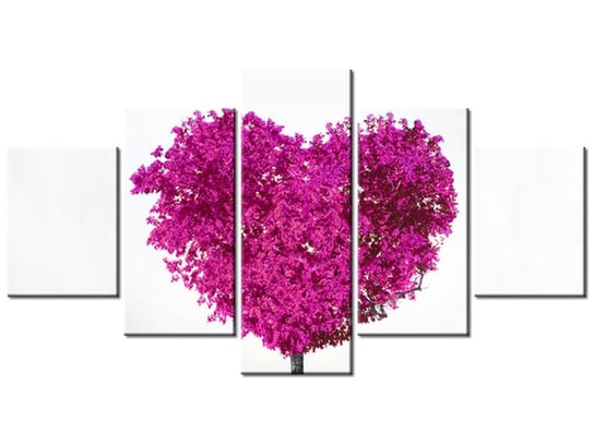Obraz Drzewo miłości, 5 elementów, 150x80 cm Oobrazy