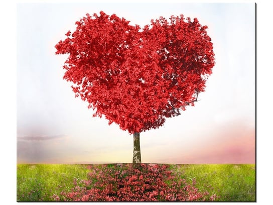 Obraz Drzewo miłości, 60x50 cm Oobrazy