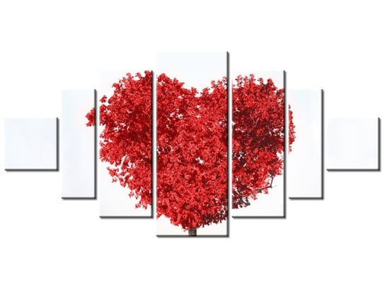 Obraz Drzewo miłości, 7 elementów, 200x100 cm Oobrazy