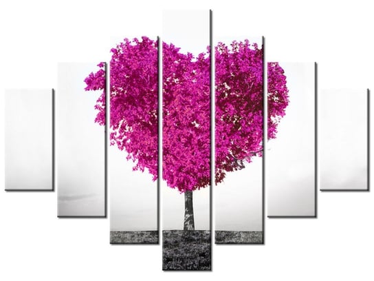 Obraz Drzewo miłości, 7 elementów, 210x150 cm Oobrazy