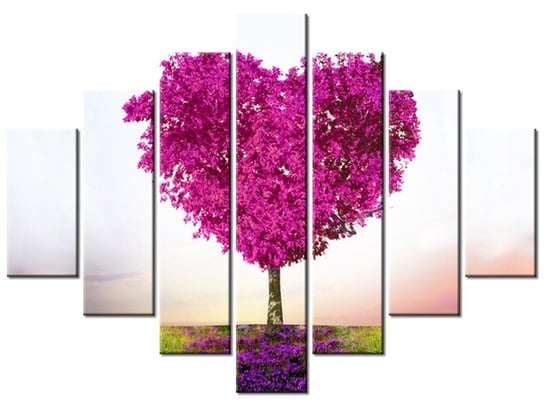 Obraz Drzewo miłości, 7 elementów, 210x150 cm Oobrazy