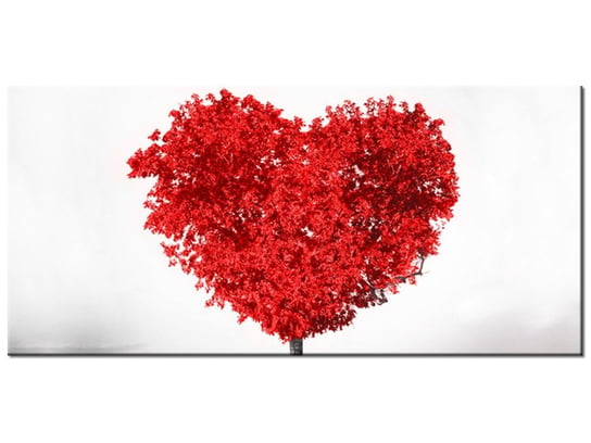 Obraz Drzewo miłości red, 115x55 cm Oobrazy