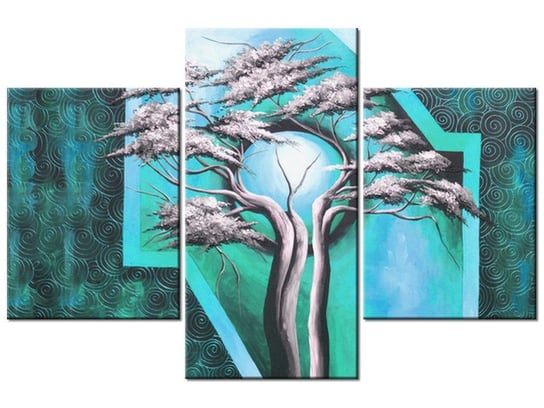 Obraz Drzewo o północy, 3 elementy, 90x60 cm Oobrazy