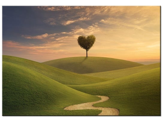 Obraz, Drzewo serce, 100x70 cm Oobrazy