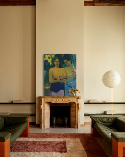 Obraz Dwie tahitańskie kobiety – Paul Gauguin 60x80 Dekoracje PATKA Patrycja Kita