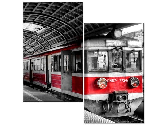 Obraz, Dworzec w Poznaniu, 2 elementy, 60x60 cm Oobrazy