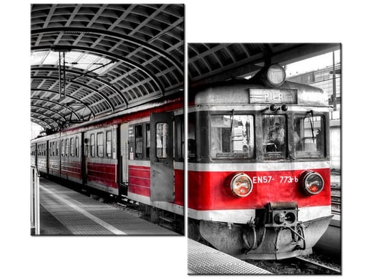 Obraz Dworzec w Poznaniu, 2 elementy, 80x70 cm Oobrazy