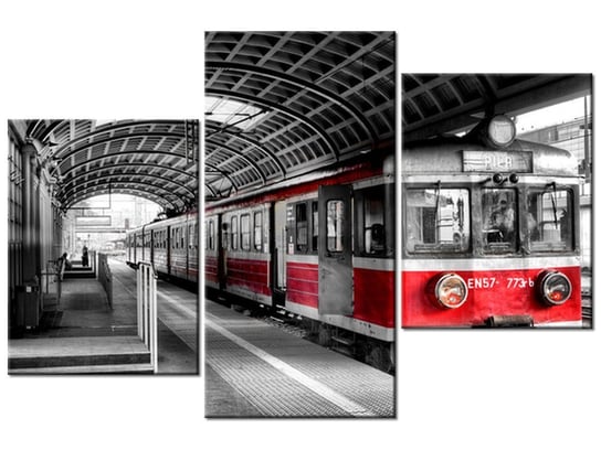 Obraz, Dworzec w Poznaniu, 3 elementy, 90x60 cm Oobrazy