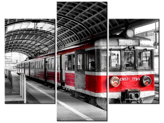 Obraz Dworzec w Poznaniu, 3 elementy, 90x70 cm Oobrazy