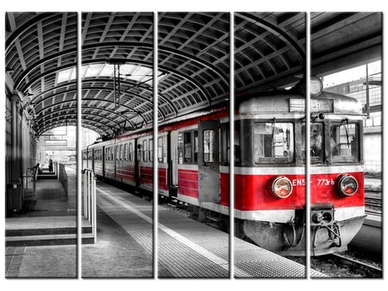 Obraz Dworzec w Poznaniu, 5 elementów, 225x160 cm Oobrazy