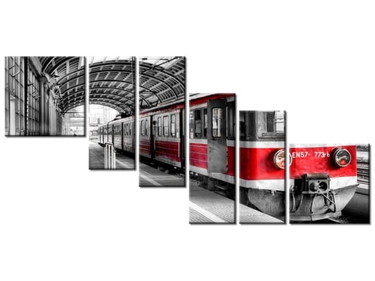 Obraz Dworzec w Poznaniu, 6 elementów, 220x100 cm Oobrazy