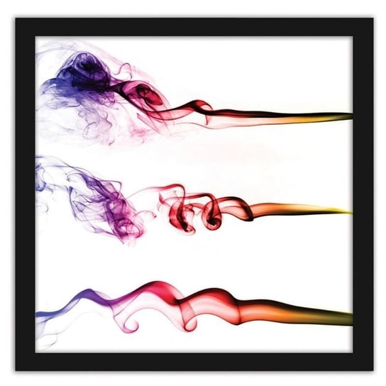 Obraz FEEBY Kolorowy dym, 90x90 cm Feeby