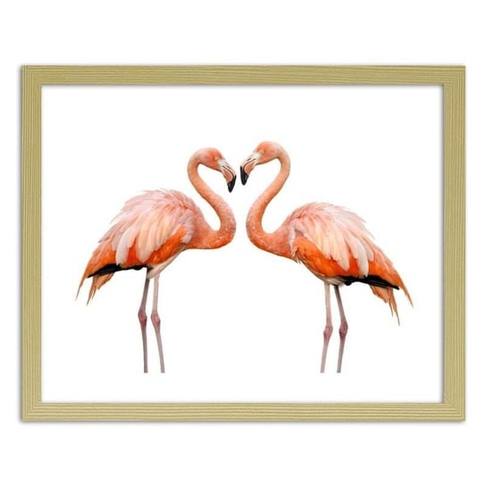 Obraz FEEBY Miłość dwóch flamingów, 40x30 cm Feeby