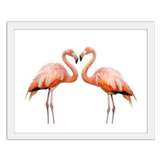 Obraz FEEBY Miłość dwóch flamingów, 90x60 cm Feeby