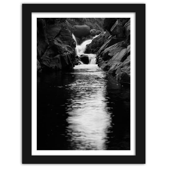 Obraz FEEBY Rzeka wśród skał, 40x50 cm Feeby