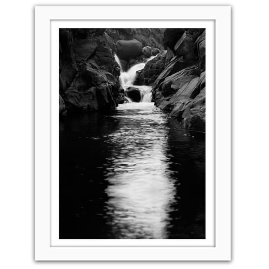 Obraz FEEBY Rzeka wśród skał, 40x50 cm Feeby