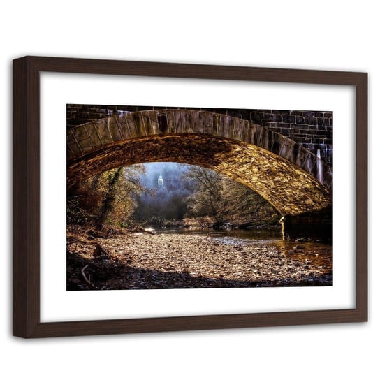 Obraz FEEBY Tajemnicze miejsce pod mostem, 90x60 cm Feeby