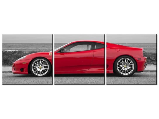 Obraz Ferrari 360 CS- Axion23, 3 elementy, 120x40 cm Oobrazy