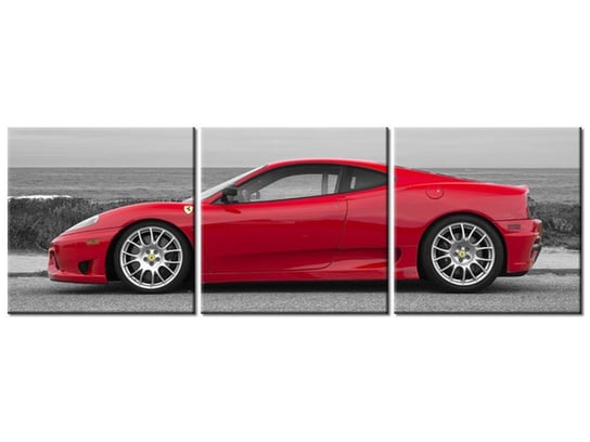 Obraz, Ferrari 360 CS- Axion23, 3 elementy, 150x50 cm Oobrazy