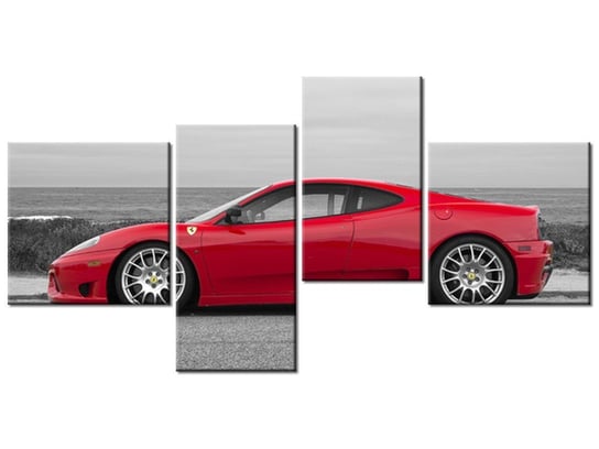 Obraz Ferrari 360 CS- Axion23, 4 elementy, 140x70 cm Oobrazy