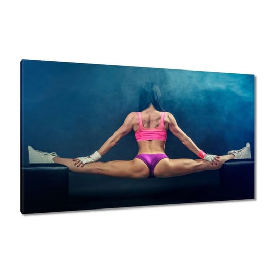 Obraz Fitness Szpagat zgranej laski, 120x70cm ZeSmakiem