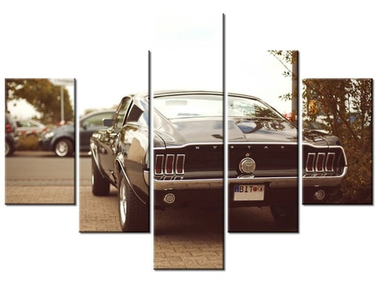 Obraz, Ford Mustang - 55laney69, 5 elementów, 100x70 cm Oobrazy