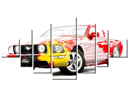 Obraz Ford Mustang, 7 elementów, 200x100 cm Oobrazy