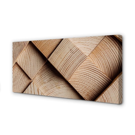 Obraz foto na płótnie TULUP Drewno słoje sęki 120x60 cm cm Tulup