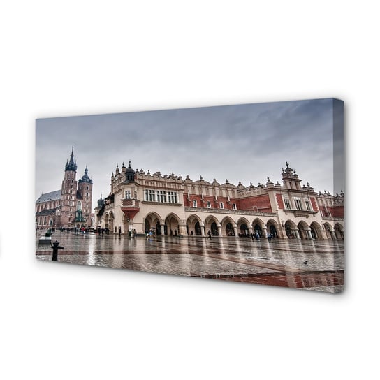 Obraz foto na płótnie TULUP Kraków Sukiennice 120x60 cm cm Tulup