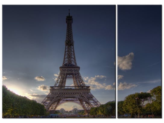 Obraz Francja Paryż, 2 elementy, 70x50 cm Oobrazy
