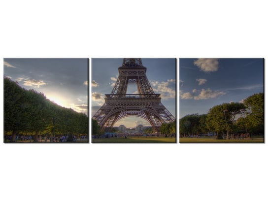 Obraz Francja Paryż, 3 elementy, 120x40 cm Oobrazy
