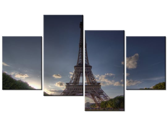Obraz Francja Paryż, 4 elementy, 120x70 cm Oobrazy