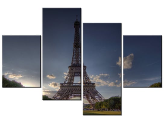 Obraz Francja Paryż, 4 elementy, 120x80 cm Oobrazy