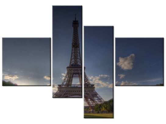 Obraz Francja Paryż, 4 elementy, 130x90 cm Oobrazy