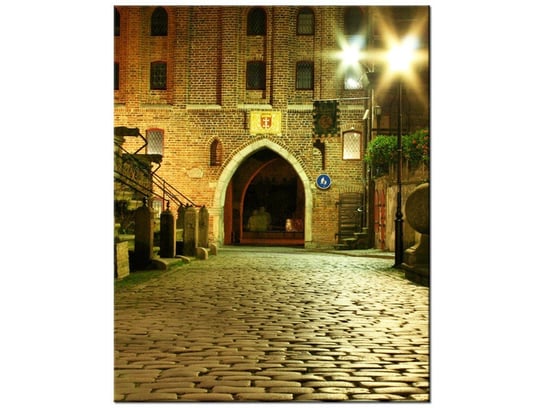 Obraz Gdańsk nocą, 40x50 cm Oobrazy