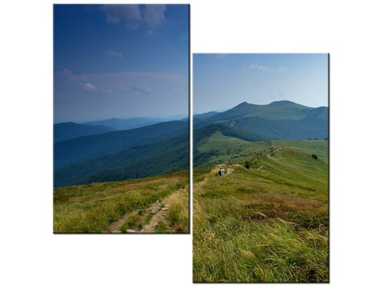 Obraz Górska turystyka, 2 elementy, 60x60 cm Oobrazy