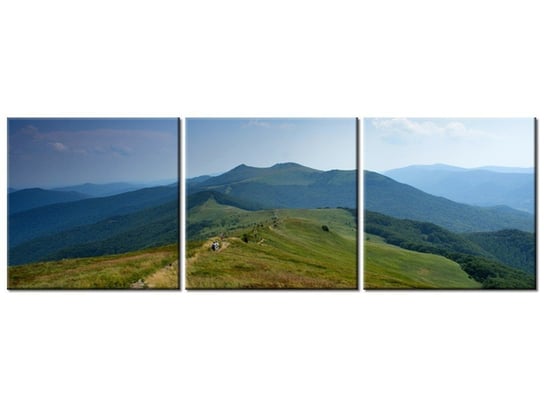 Obraz Górska turystyka, 3 elementy, 150x50 cm Oobrazy