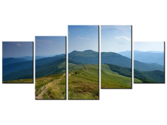 Obraz Górska turystyka, 5 elementów, 150x70 cm Oobrazy