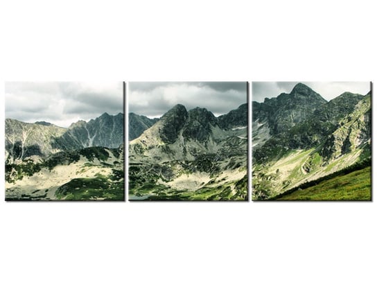 Obraz Górski widok, 3 elementy, 120x40 cm Oobrazy