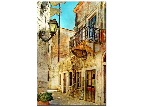 Obraz Grecka uliczka, 40x60 cm Oobrazy