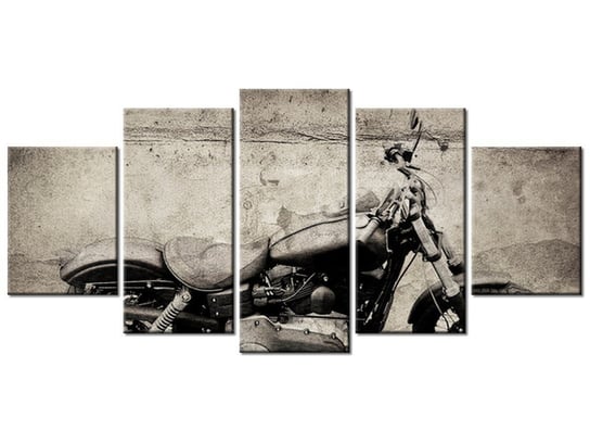 Obraz Harley davidson, 5 elementów, 150x70 cm Oobrazy