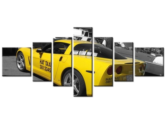 Obraz Hat Taxi - Dave_7, 7 elementów, 160x70 cm Oobrazy
