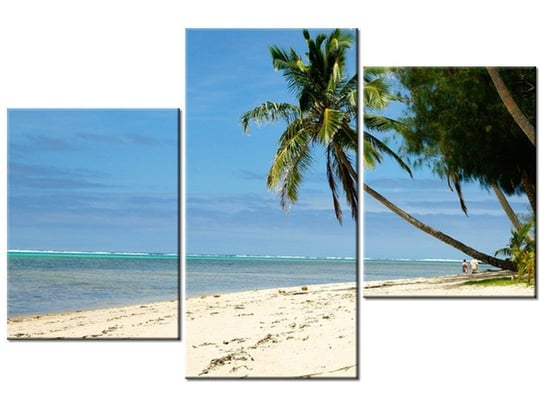 Obraz Hawajska plaża - Brians101, 3 elementy, 90x60 cm Oobrazy