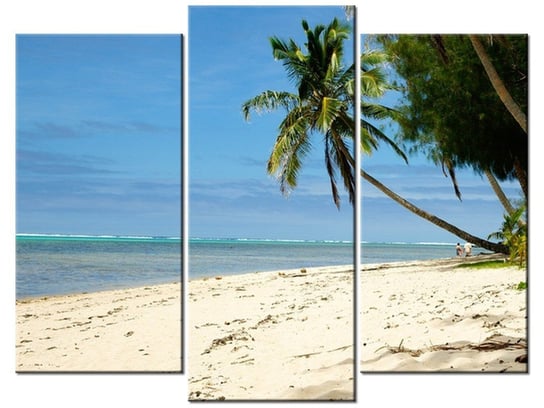 Obraz Hawajska plaża - Brians101, 3 elementy, 90x70 cm Oobrazy