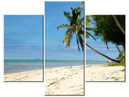 Obraz Hawajska plaża - Brians101, 3 elementy, 90x70 cm Oobrazy