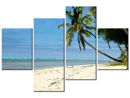 Obraz Hawajska plaża - Brians101, 4 elementy, 120x80 cm Oobrazy