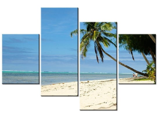 Obraz Hawajska plaża - Brians101, 4 elementy, 120x80 cm Oobrazy