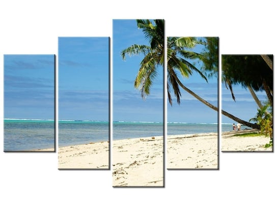 Obraz Hawajska plaża - Brians101, 5 elementów, 100x63 cm Oobrazy