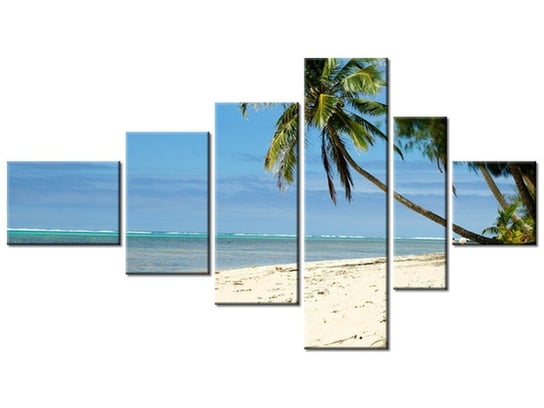 Obraz Hawajska plaża - Brians101, 6 elementów, 180x100 cm Oobrazy